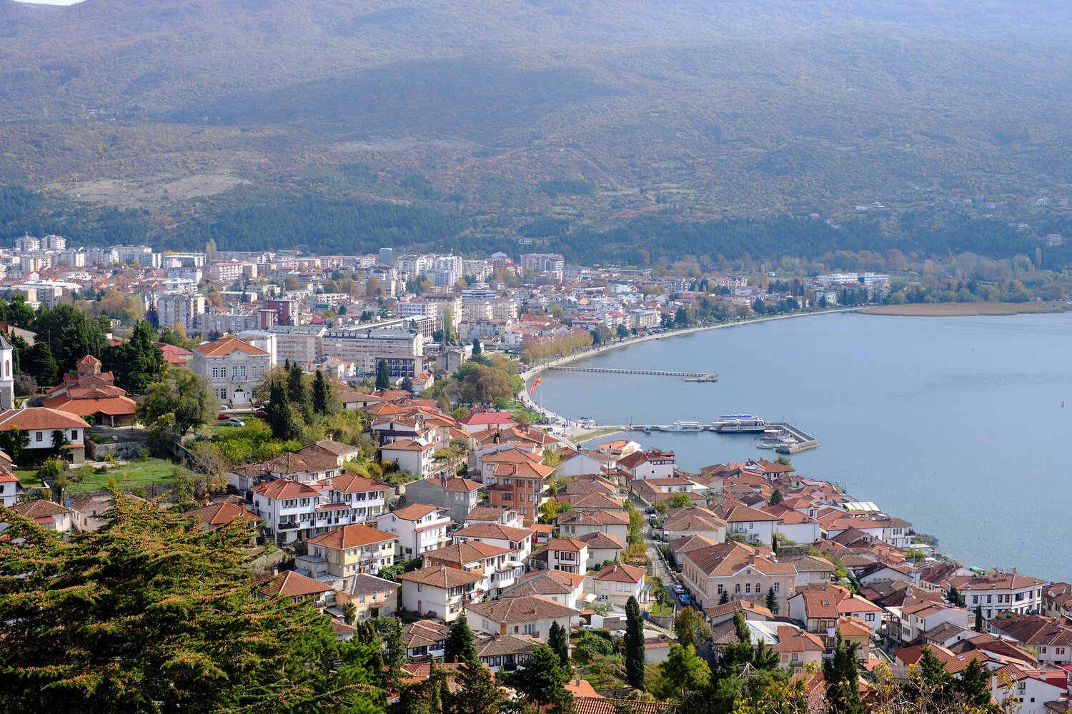 Ohrid North Macedonia Old Town Lake